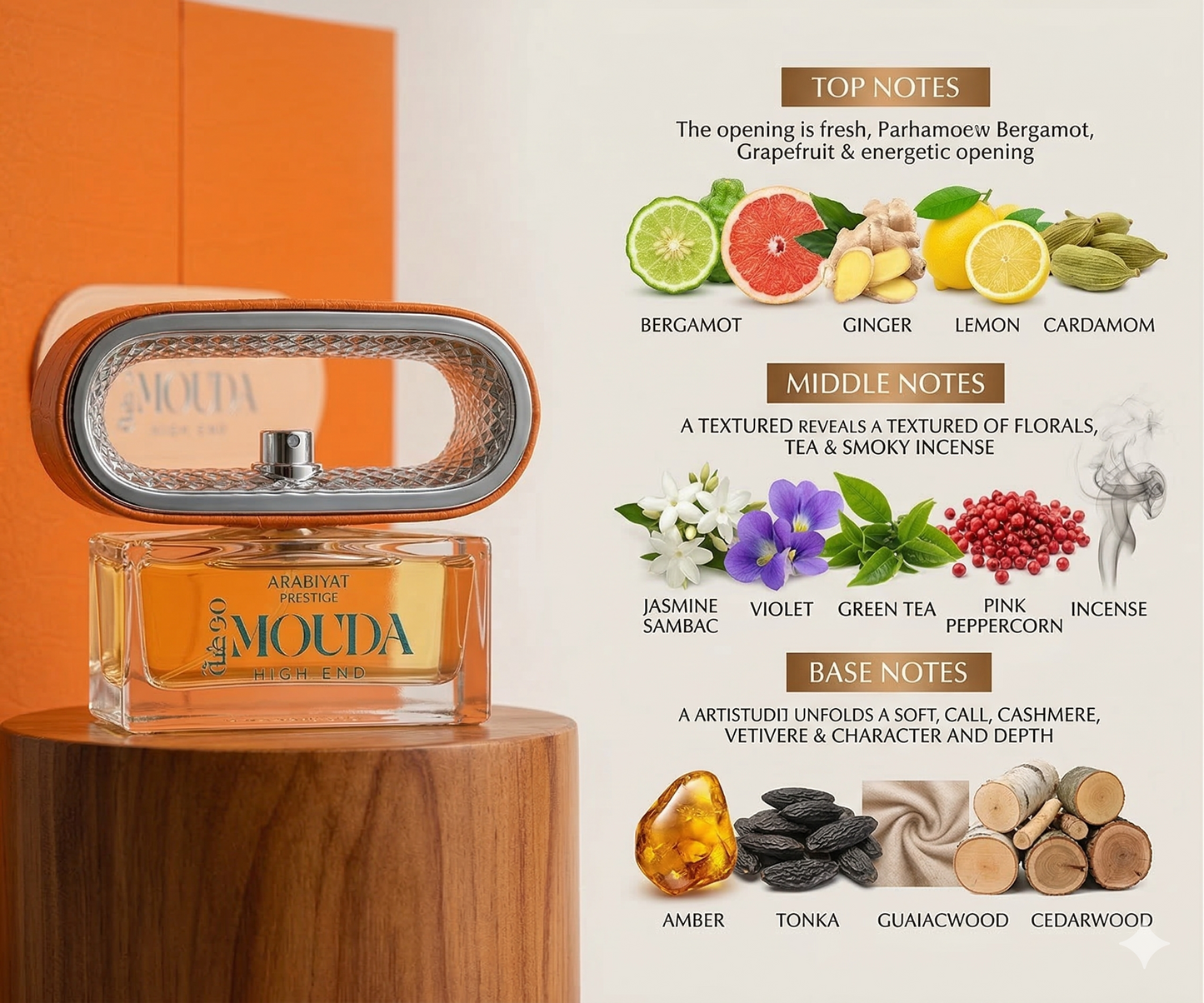 ARABIYAT PRESTIGE - MOUDA HIGH END 3.4FL.OZEDP SPRAY WOMEN AND MEN