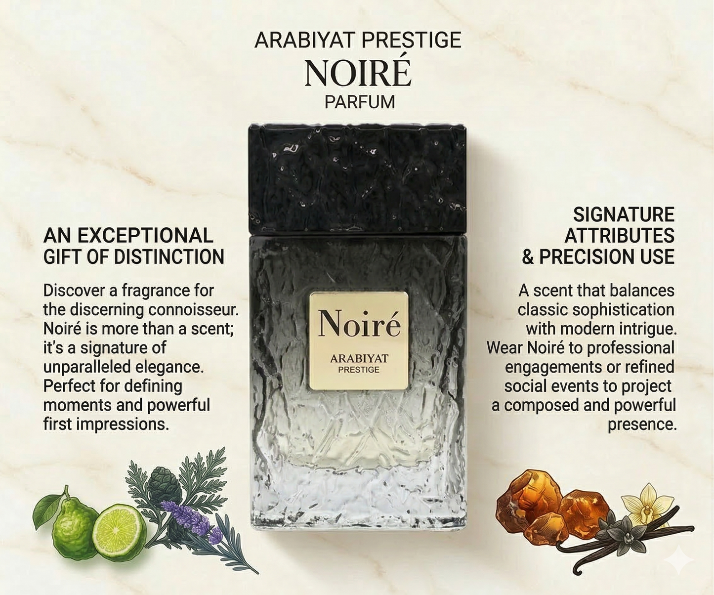 ARABIYAT PRESTIGE - NOIRE 3.4FL.OZ EDP SPRAY FOR MEN