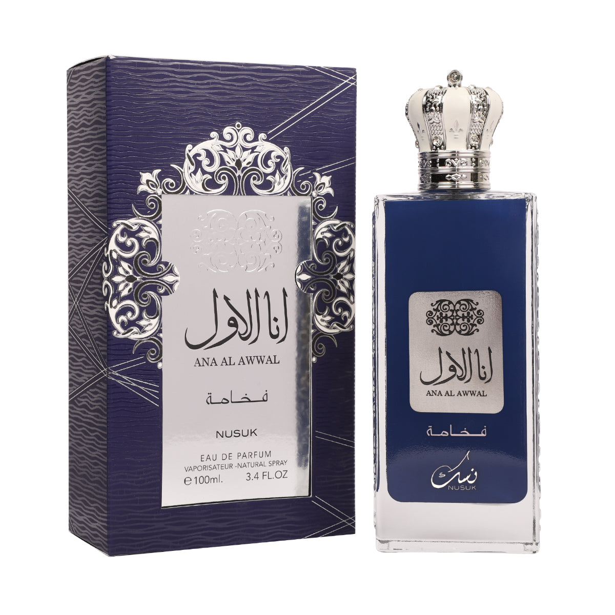 NUSUK - ANA AL AWWAL BLUE 3.4FL.OZ EDP SPRAY FOR MEN