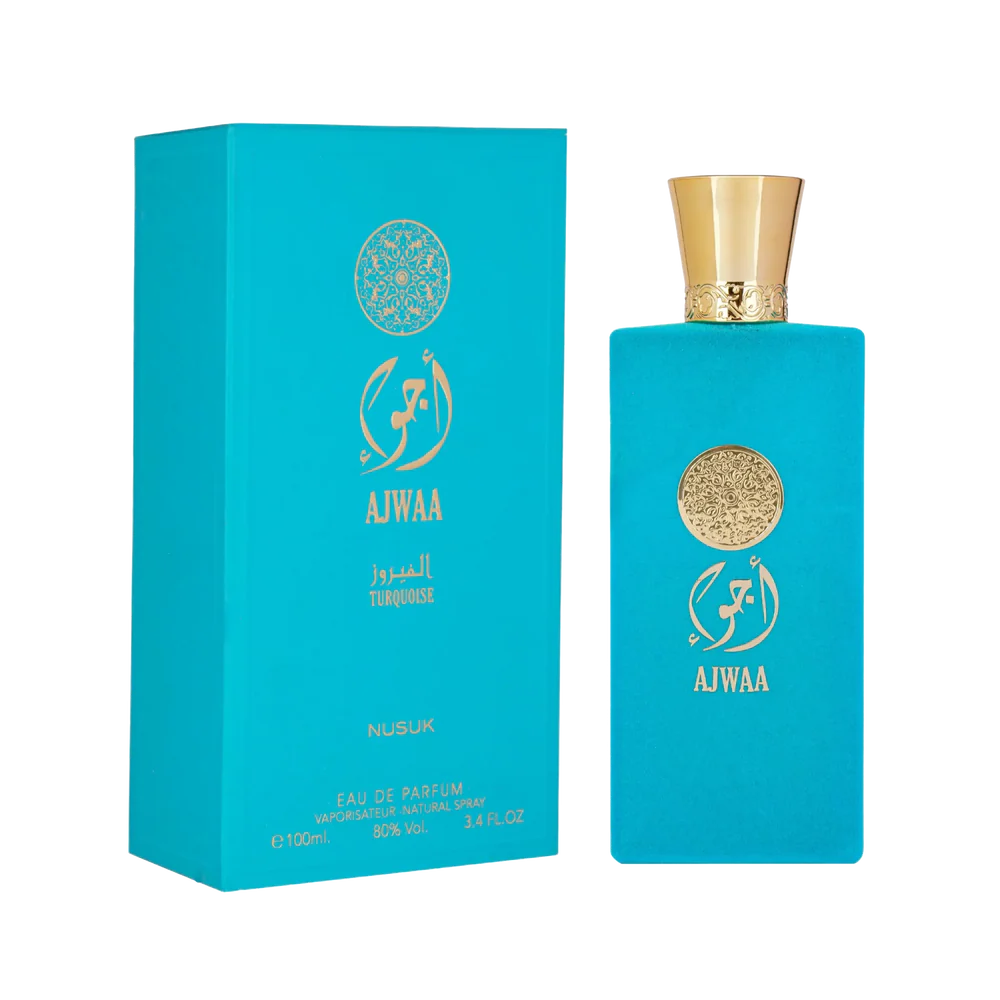 NUSUK  AJWA TORQUOISE 3.4 FL.OZ EDP SPRAY FOR WOMEN AND MEN