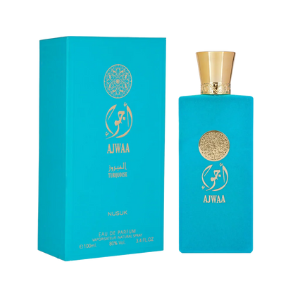 NUSUK  AJWA TORQUOISE 3.4 FL.OZ EDP SPRAY FOR WOMEN AND MEN