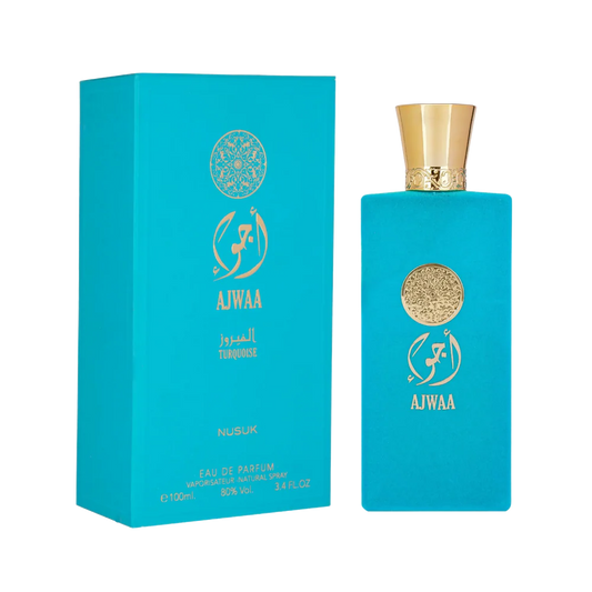 NUSUK  AJWA TORQUOISE 3.4 FL.OZ EDP SPRAY FOR WOMEN AND MEN