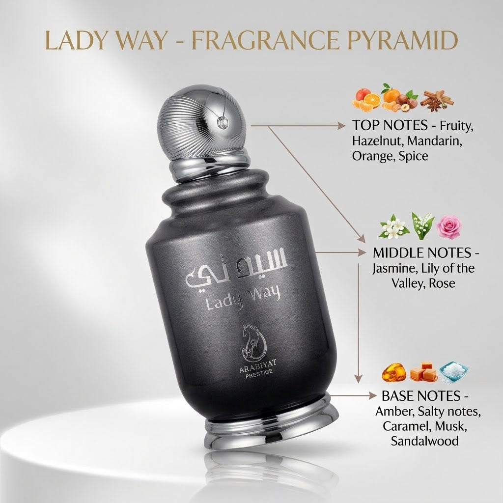 ARABIYAT PRESTIGE - LADY WAY 3.4FL.OZ EDP SPRAY FOR WOMEN