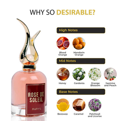 RIIFFS - ROSE DE SOLIEL 3.4FL.OZ EDP SPRAY WOMEN