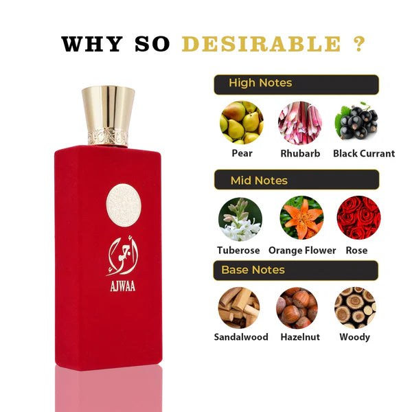 NUSUK - AJWAA RED 3.4FL.OZ EDP SPRAY FOR WOMEN