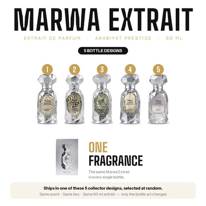 ARABIYAT PRESTIGE - MARWA EXTRAIT DE PARFUM | 2.0FL.OZ | FOR MEN AND WOMEN