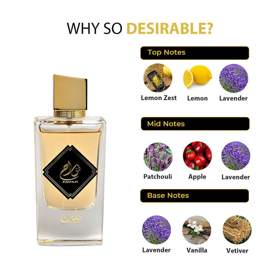 NUSUK - FAWAH 2.7FL.OZ EDP SPRAY FOR MEN