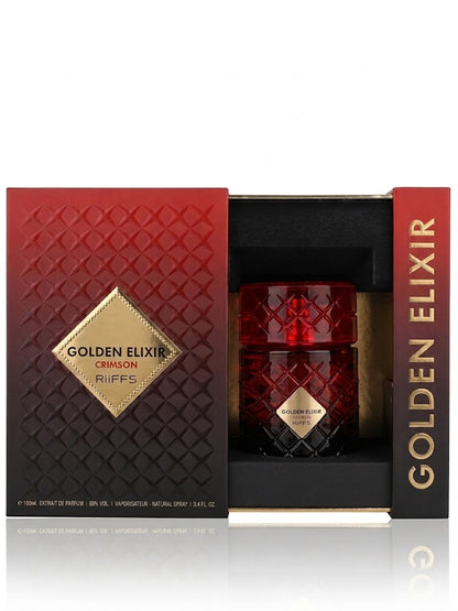 RIIFFS - GOLDEN ELIXIR CRIMSON 3.4FL.OZ EDP SPRAY MEN AND WOMEN