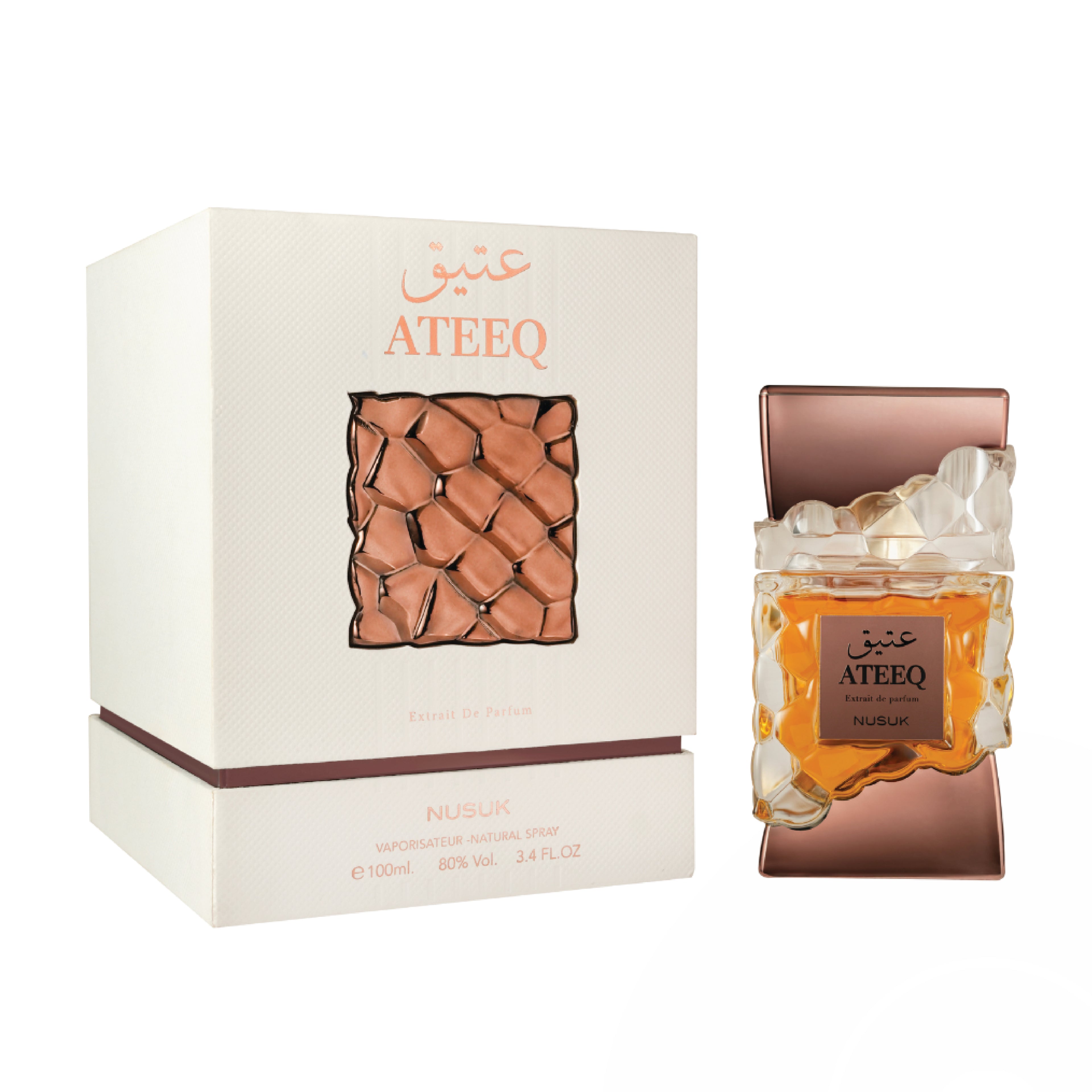 NUSUK ATEEQ 3.4FL.OZ EDP SPRAY FOR MEN