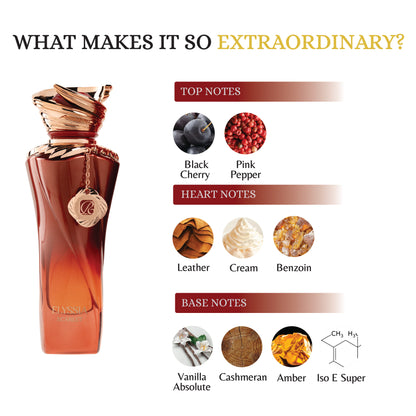 RIIFFS ELYSSIA SCARLET EXTRAIT DE PARFUM 3.4FL.OZ SPRAY FOR WOMEN AND MEN
