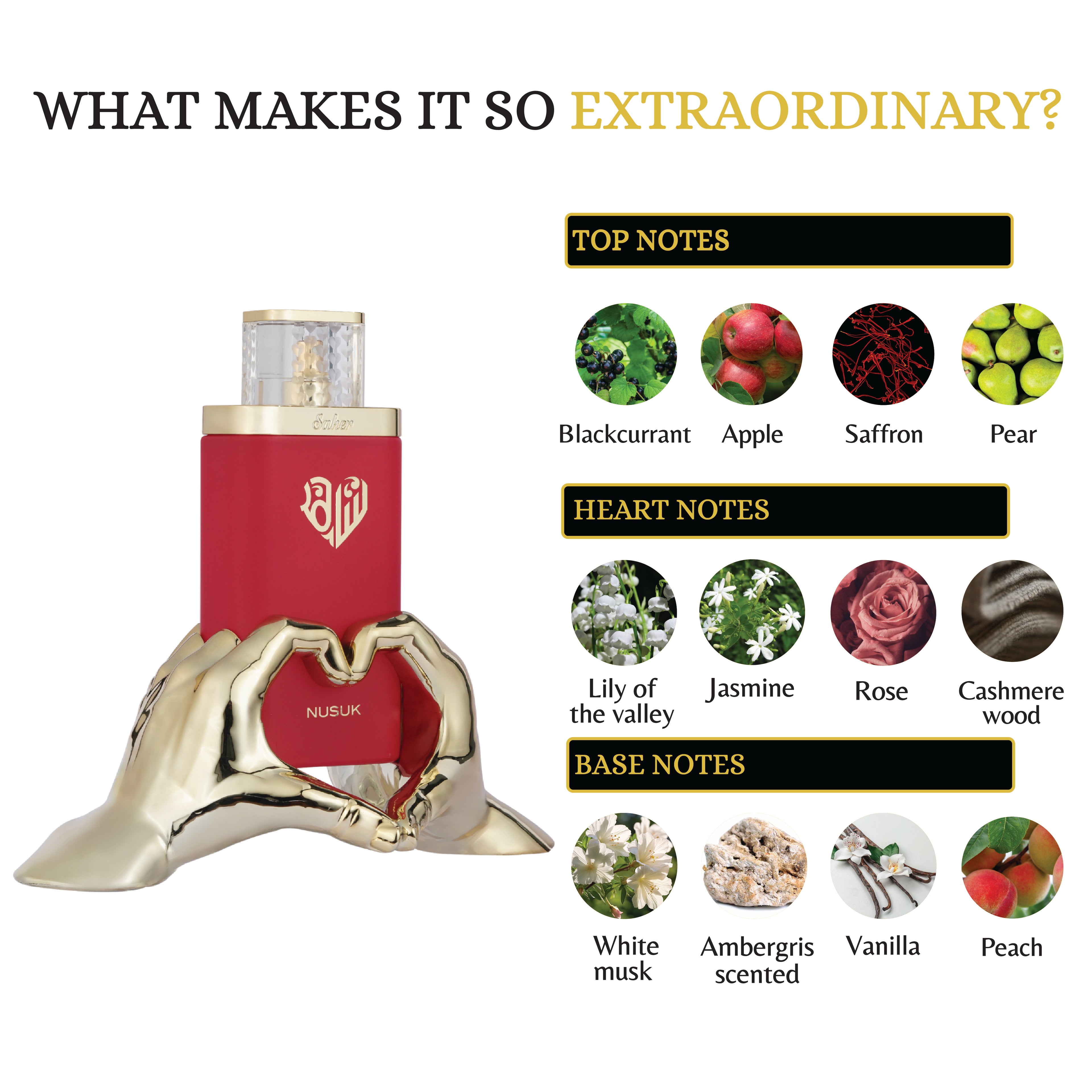 NUSUK - SAHER 3.4 EDP SPRAY FOR WOMEN