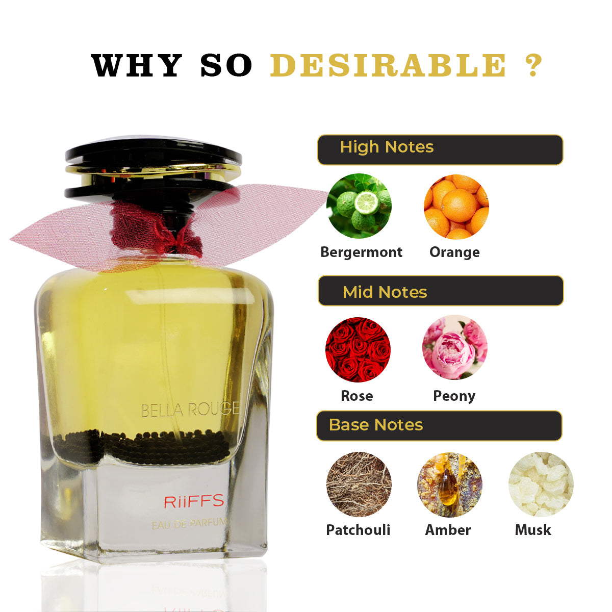 RIIFFS - BELLA ROUGE 3.4FL.OZ EDP SPRAY FOR WOMEN