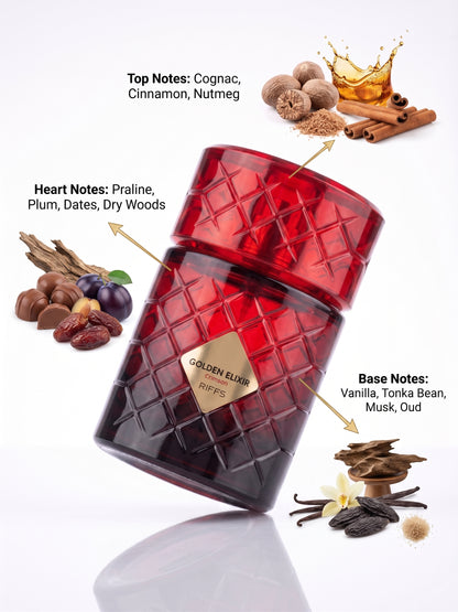 RIIFFS - GOLDEN ELIXIR CRIMSON 3.4FL.OZ EDP SPRAY MEN AND WOMEN