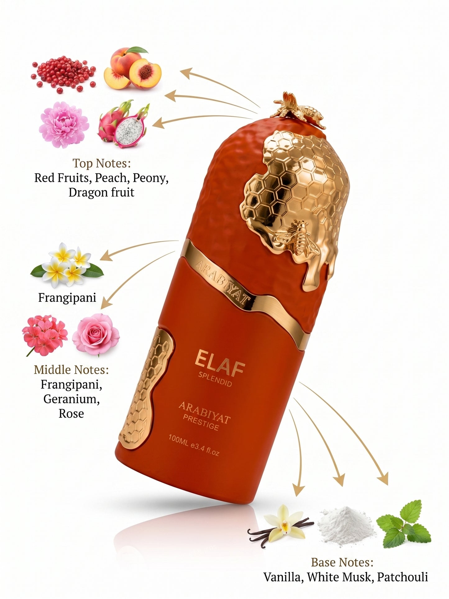 ARABIYAT PRESTIGE - ELAF SPLENDID 3.4FL.OZ EDP SPRAY FOR WOMEN