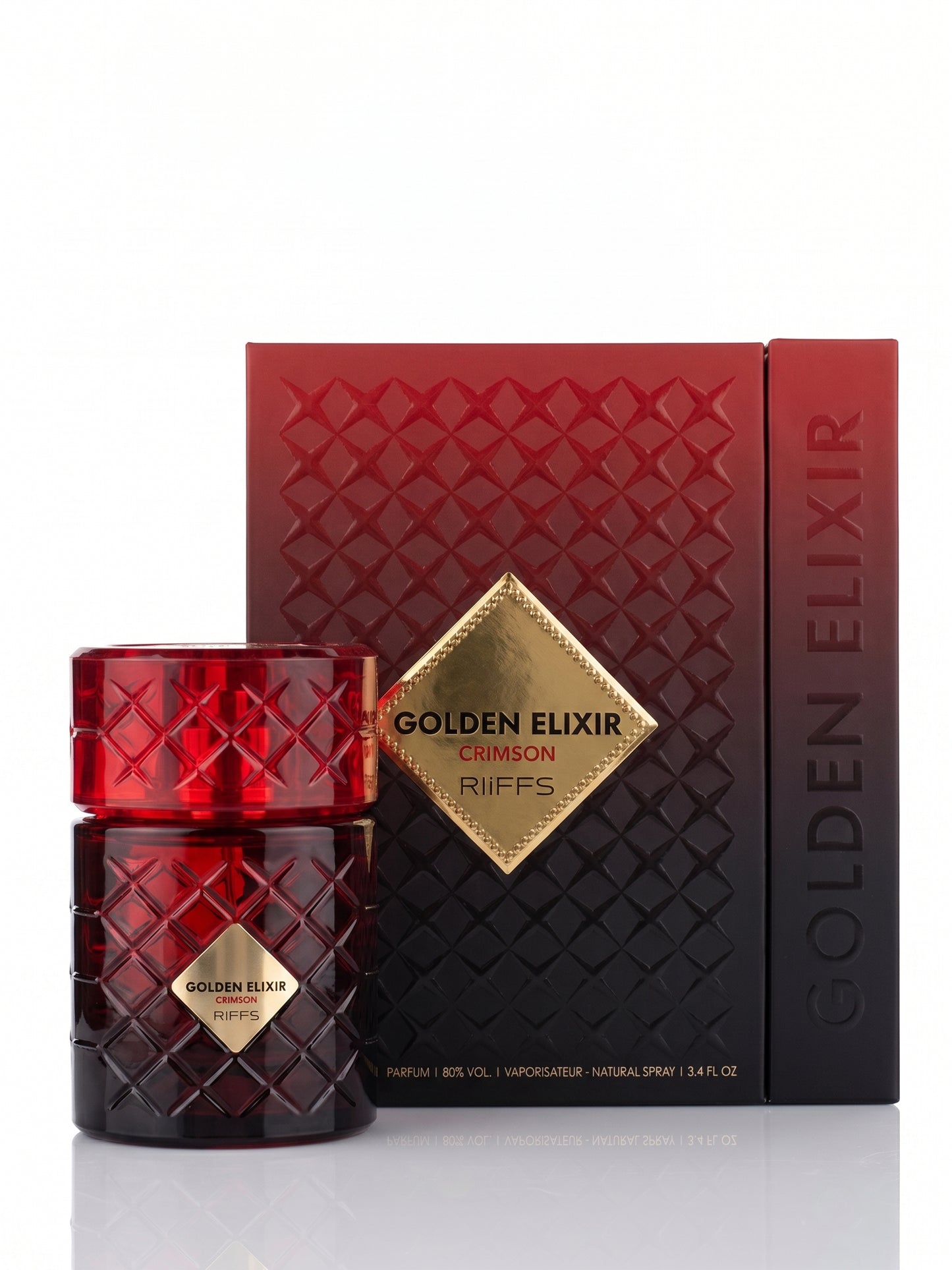 RIIFFS - GOLDEN ELIXIR CRIMSON 3.4FL.OZ EDP SPRAY MEN AND WOMEN