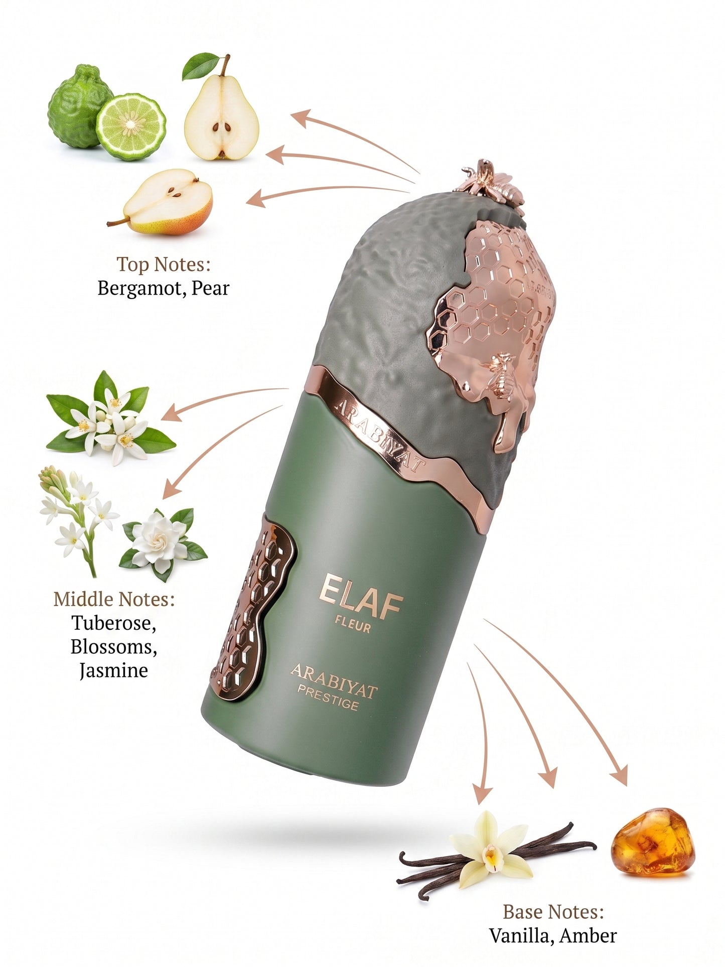 ARABIYAT PRESTIGE - ELAF FLEUR 3.4FL.OZ EDP SPRAY FOR WOMEN