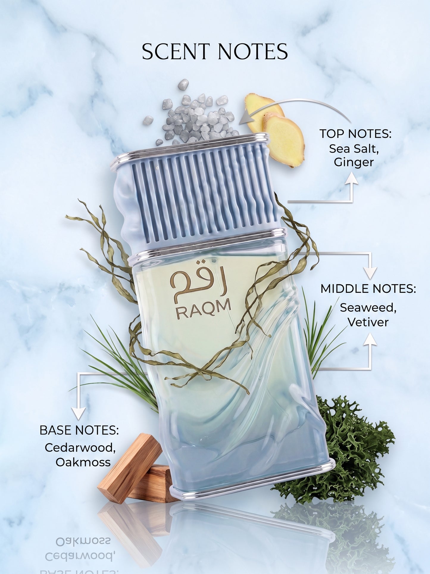NUSUK - RAQM 3.4FL.OZ Extrait de Parfum SPRAY FOR WOMEN AND MEN