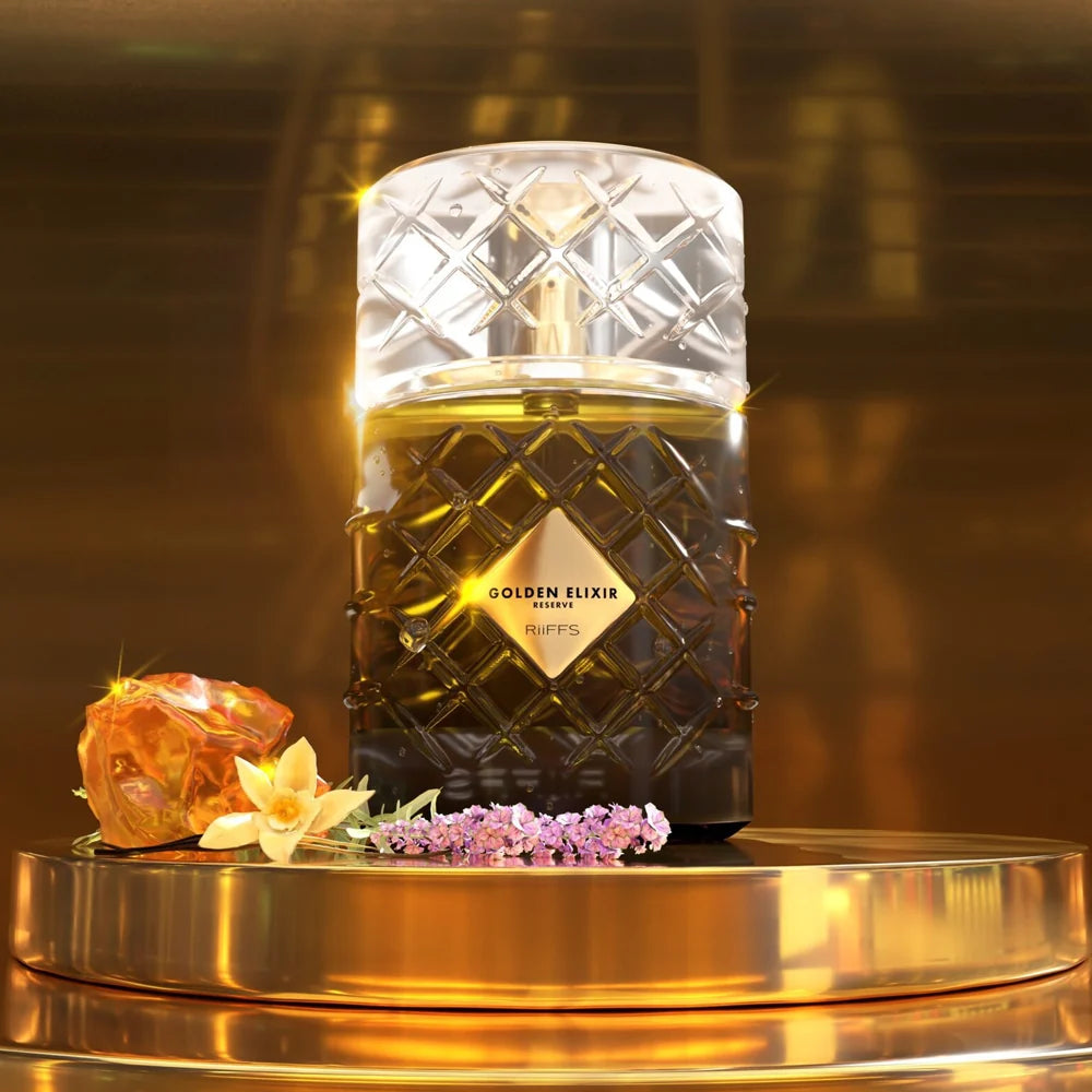 ARABIYAT PRESTIGE - GOLDEN ELIXIR RESERVE EXTRAIT DE PARFUM | 3.4FL.OZ | FOR MEN AND WOMEN