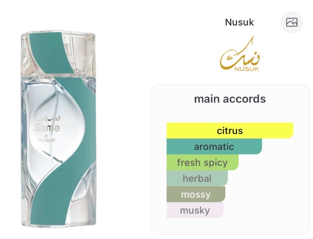 NUSUK - SAMA 3.4FL.OZ EDP SPRAY FOR MEN AND WOMEN