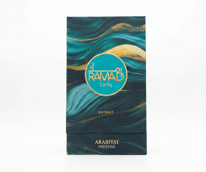 ARABIYAT PRESTIGE RAMAD EARTHY 3.4FL.OZ EXTRAIT DE PARFUM FOR WOMEN AND MEN
